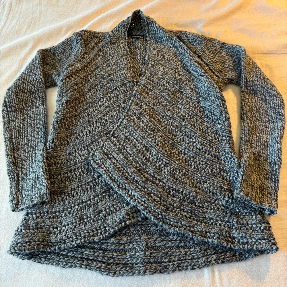 Express Charcoal Knit Women's Cardigan
